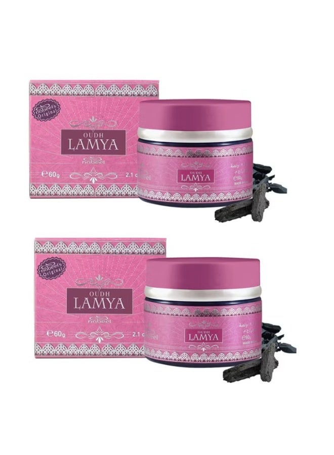 NABEEL OUD LAMYA 60GM 2PC COMBO